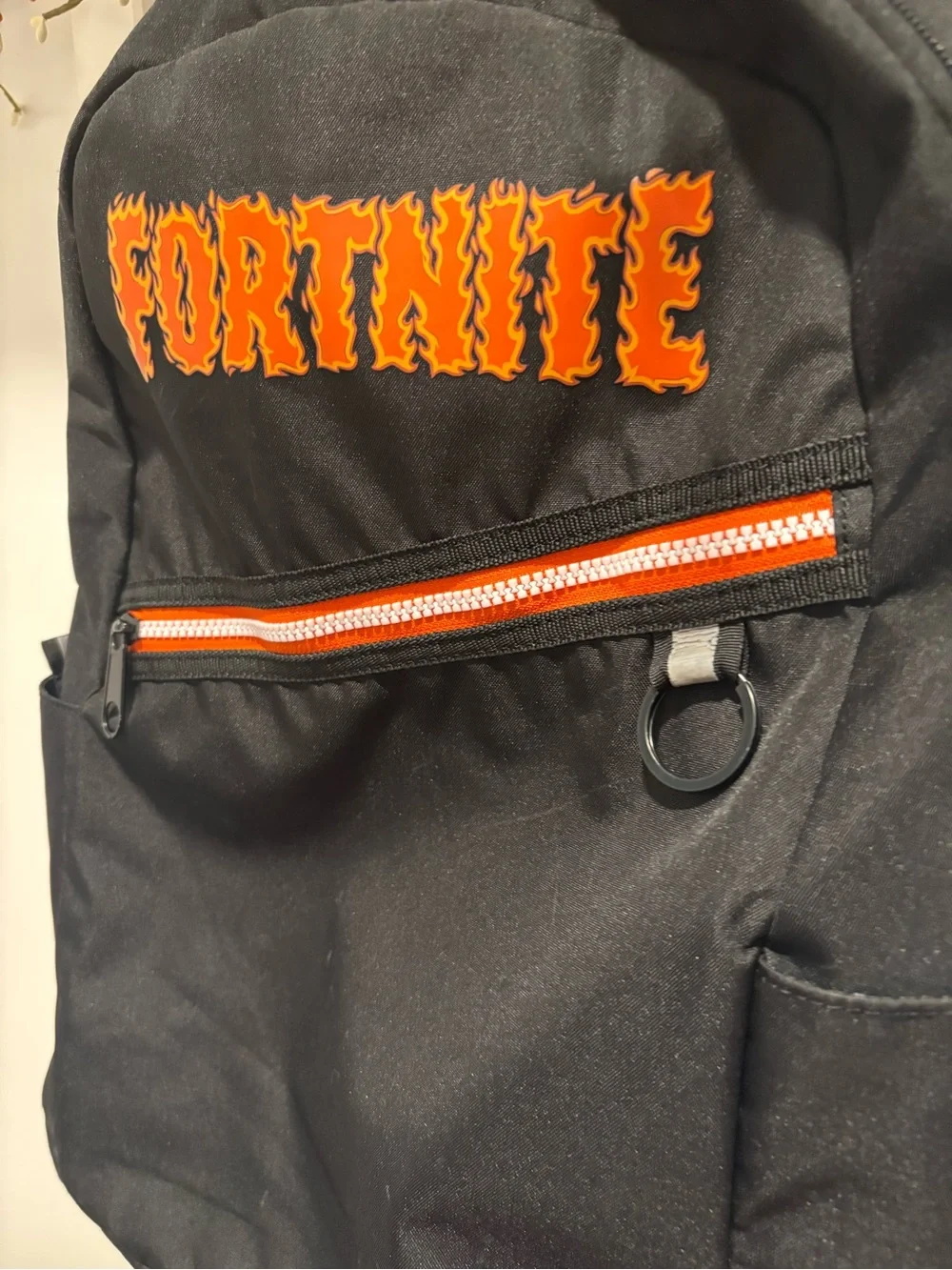 Kids Black and Orange School Backpack